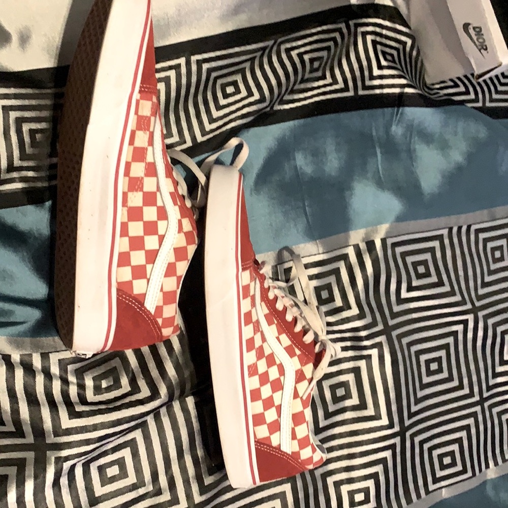 Size 11 checkerboard vans